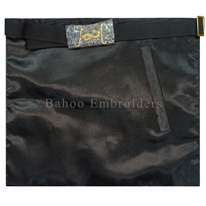 ผ้ากันเปื้อนสก็อตสำหรับพิธี Aasr มีลายปักกิ่งไม้4TH - Product Image 2