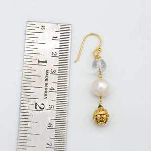 Boucles d'oreilles créoles en acier inoxydable pour femmes de style bohème plaqué or 18 carats avec diamant et pierre précieuse Matériau principal Bijoux en laiton - Product Image 2