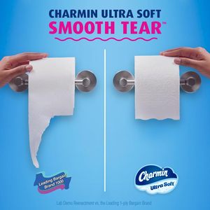 CharminUltra Soft Toilet Paper 6 Mega Rolls = 24 Regular Rolls - Product Image 4