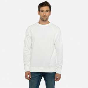 Next Level 9000 Unisex Raglan Sudadera Cómodo Jersey crew French Terry Crew Neck Fit Classic Sudadera con capucha - Product Image 6