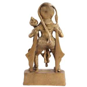 Figurine en laiton doré indien fait à la main, Statue, décoration de la maison, articles cadeaux 11.40 pouces SND-257 - Product Image 4