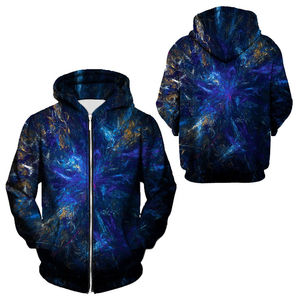 Sweats à capuche en coton mélangé OEM pour hommes avec logo personnalisé 100% sweats à capuche unisexes en polyester avec impression par sublimation 2025 - Product Image 2