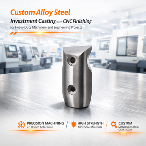 Fundición a la Cera Perdida en Aleación de Acero Personalizada con Acabado CNC para Maquinaria Pesada y Proyectos de Ingeniería - Product Image 3