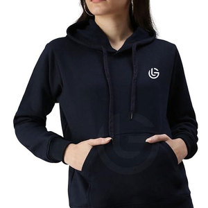 เสื้อฮู้ดลำลองสำหรับผู้หญิง GLOBAL LEATHER สำหรับฤดูหนาว - ผ้าฝ้าย 100% ป้องกันขนร่วง ระบายอากาศได้ดี ดีไซน์ปรับแต่งได้ และบริการ OEM - Product Image 1
