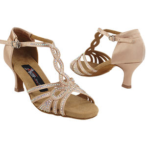 Scarpe da balletto morbide modello CD2801 molto Fine per Salsa e ballo latino con gomma resistente e soletta in PU - Product Image 1