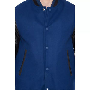 Veste de baseball de style streetwear pour homme, broderie en chenille personnalisée, col montant, saison hivernale, nouvelle arrivée - Product Image 6