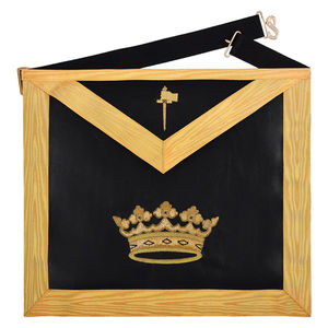 ผ้ากันเปื้อนแกรนด์ทีเลอร์ของ Solomon AMD งานปักด้วยมือสีทองแท่ง - Product Image 1