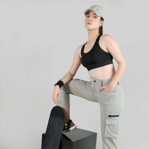 Pantalones Cargo de mujer de calidad superior cómodos y funcionales para exteriores pantalones Cargo para mujer - Product Image 2