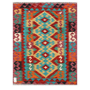 พรมกิลิมไมมาณา อัฟกานิสถาน ขนาด 111 x 86 ซม. สำหรับตกแต่งผนัง - Product Image 1