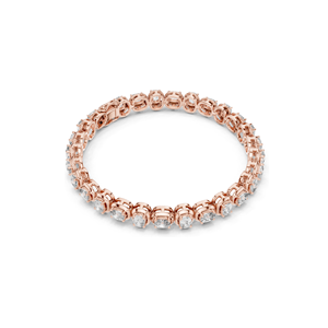 2.31 CT Lab Diamond Tennis <b>Bangle</b> <b>Bracelet</b> Round Brilliant Cut 10KT, 14KT, 18KT Gold & 925 <b>Silver</b> Rose, Yellow, White - Product Image 6