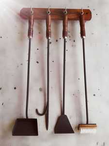 Ensemble de 5 outils de feu suspendus décoratifs uniques pour la maison, l'intérieur et l'extérieur, comprenant 5 outils, ensemble de cheminée et accessoires, fournitures de jardin - Product Image 5