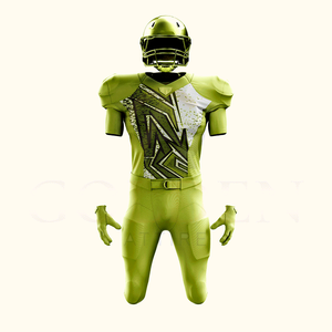 Vêtements de sport pour hommes de haute qualité, ensembles d'uniformes de football américain, légers, 100% polyester, couleurs personnalisables, service OEM - Product Image 3