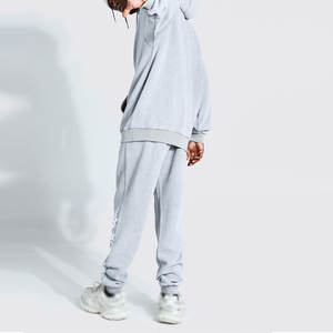 Custom Vintage Jogging Set Zip Up Acid Wash Chándal Sudadera con capucha y pantalones de chándal acampanados de pierna recta Chándal para hombres - Product Image 2