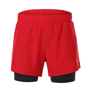 Short de course 2 en 1 pour homme Short d'entraînement athlétique de gymnastique à séchage rapide pour homme Short à poches pour téléphone - Product Image 5