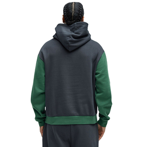 Sudadera con Capucha para Hombre, Estilo Vintage, Holgada, de Algodón, con Estampado Gráfico, Manga Larga, Color Verde Gris Lavado - Product Image 2