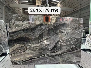 Carreaux <span class=keywords><strong>de</strong></span> marbre brun foncé à veines noires, panneau mural étanche, carreaux <span class=keywords><strong>de</strong></span> marbre brun vénitien pour meuble-lavabo, table à manger, escalier et sol - Product Image 6