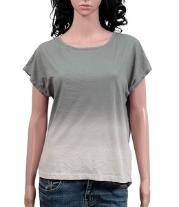 2025 femmes basique coton t-shirt tissu doux Logo personnalisé imprimé mode décontracté vêtements de tous les jours offre en gros - Product Image 2