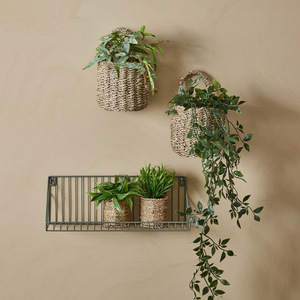 Corbeille tissée en jonc de mer du meilleur fournisseur pour le stockage de l'ail et des oignons paniers muraux en paille à bas prix - Product Image 6