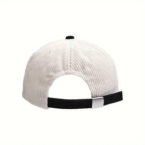 Gorra de béisbol de pana para exteriores para hombre con logotipo personalizado bordado para ciclismo y pesca en otoño e invierno-Diseño de Vietnam - Product Image 6