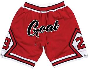 Shorts de sport pour hommes en maille respirante, taille mi-haute, décontractés, à séchage rapide, 100% polyester, vente en gros personnalisée - Product Image 1