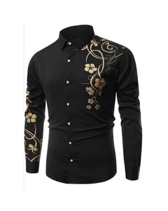 เสื้อเชิ้ตผ้าซาตินคอตตอนผู้ชาย ราคาโรงงาน บริการ OEM ป้องกันขนร่วง ดีไซน์แฟชั่นใหม่ สีสันตัดกัน ทรงเข้ารูป แขนยาว สำหรับธุรกิจ - Product Image 6