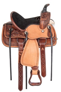 ชุดอานม้าหนังแท้คุณภาพพรีเมี่ยมเหมาะอย่างยิ่งสำหรับการแข่งแบบตะวันตกแบบมีความอดทนแบบอังกฤษสำหรับการขี่ม้า - Product Image 5