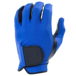 Spandex bleu marine en tissu haute Performance avec gants de golf faits à la main en cuir Cabretta gants de golf antidérapants en cuir personnalisés - Product Image 3