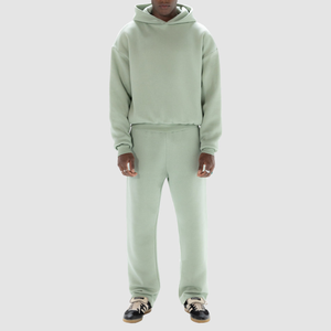 Survêtement ample de haute qualité en molleton français pour hommes, survêtements personnalisés lourds pour hommes, survêtement ample et boxy - Product Image 4