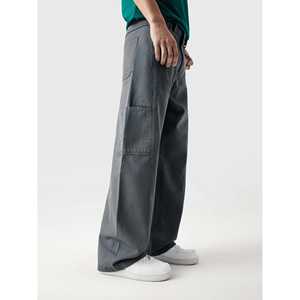 กางเกงยีนส์คาร์โก้สีเทา รุ่น Utility V1 สวมใส่สบายสไตล์ยีนส์ - Product Image 3