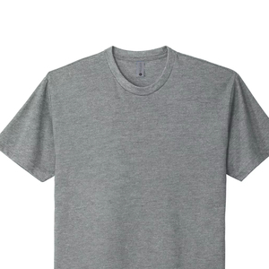 T-shirts Heather Gray Tri-Blend Next Level pour hommes, coupe ajustée premium, CVC Crew Tee N6210-CHARCOAL - Product Image 4