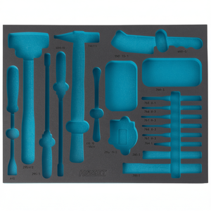 Inserto de Espuma Suave de 2 Componentes Hazet para Cajas de Herramientas 163-143/18 - Product Image 2