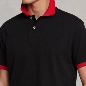 Polo pour hommes respirant à panneaux supérieurs de haute qualité Vente en gros de nouveaux T-shirts pour hommes européens et américains brodés - Product Image 4