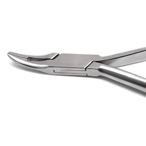 Pico extrafino de ortodoncia dental con inserto TC, alicates quirúrgicos dentales con mango dorado - Product Image 3