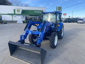 รถแทรกเตอร์มือสอง WorkMaster 75  45 แรงม้า เครื่องยนต์ Kubota สีฟ้า พร้อมที่ตักด้านหน้า ขาย - Product Image 5