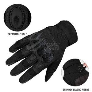 Guantes Tácticos de Cuero de Nuevo Diseño, Pantalla Táctil, Transpirables, Ecológicos, Dedos Completos, Alta Calidad, Servicio OEM - Product Image 4