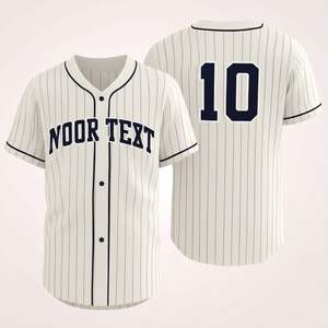 Vente en gros de maillots de baseball professionnels personnalisés, uniformes rétro vintage respirants, vêtements de baseball de haute qualité - Product Image 4