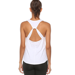Camiseta sin mangas de Yoga a la moda de verano al por mayor, Camiseta deportiva holgada sin mangas de secado rápido, camiseta sin mangas sublimada para mujer - Product Image 4