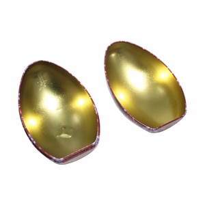 S Custom Red Tinplate Goose Egg Shape Box Model G9801 Custom Logo for Snack Lollipop Baby Food Candy <b>Chocolate</b> - Product Image 3