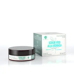 Moringa Natural Face Scrub para pele oleosa e delicada-RedMoringa-Alta Qualidade Italiana