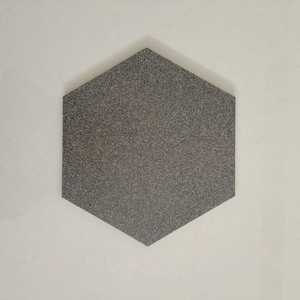 Carreaux de mosaïque hexagonaux en porcelaine Fullbody de 198mm Carreaux de sol muraux en charbon de bois de luxe de 8 pouces pour hôtels villas en plein air - Product Image 6