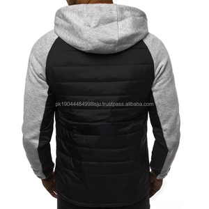 Sudaderas con capucha recortadas personalizadas para hombre, Boxy Fit, ropa de calle de invierno en relieve de gran tamaño, diseño de cremallera esencial, tela 3D - Product Image 6