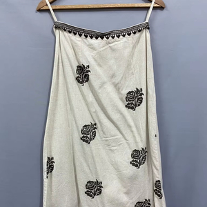 ชุดราตรีแฟชั่นสำหรับผู้หญิงชุดเดรสลำลองหรูหราสไตล์ตะวันตกเดรสแม็กซี่ลายดอกไม้ขนาดใหญ่พิเศษ - Product Image 1