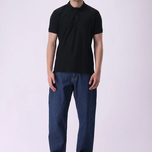 Camisetas Polo de Color Negro Sólido, la Mejor Calidad a Precio Económico, 100% Algodón, Camisa para Hombre, Unisex, Nueva Moda, Camiseta Polo Unisex Estampada - Product Image 5