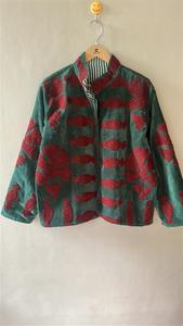 Handmade <b>Quilted</b> Suzani Embroidered Jacket Cotton Ethnic Folk Winter Wear Women Boho Vintage Export Quality Wholesale India - Product Image 2