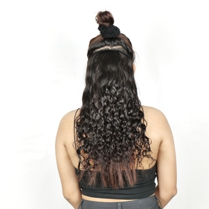 วิกผมแท้แบบลอน HD 5*5  ทรงธรรมชาติ  เนื้อผมเด้งดึ๋ง  สำหรับทำวิกและจัดแต่งทรงผม  มีจำหน่ายจากซัพพลายเออร์อินเดีย - Product Image 6