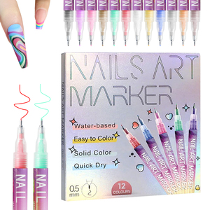 ปากกาแต่งเล็บแบบจุดลาย ปากกาแต่งเล็บลายเส้น ปากกาเจลแต่งเล็บ ขายดี - Product Image 3