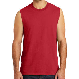 La última camiseta sin mangas Deportes Correr Hombres Gimnasio Camiseta sin mangas de algodón Personalizada - Product Image 4