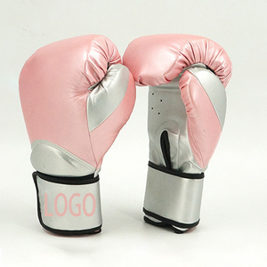 ถุงมือชกมวยทำจากวัสดุ PU + ฟองน้ำสำหรับฝึกชกมวยใช้ปิดโลโก้ได้ตามต้องการ - Product Image 1
