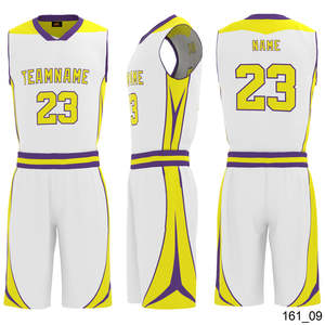 Jersey de baloncesto bordado cosido a color personalizado último diseño sus propios pantalones cortos de baloncesto para hombres uniformes de baloncesto europeos - Product Image 6