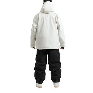 Personalizado traje de esquí de los hombres de invierno a prueba de viento impermeable Snowboard chaqueta de esquí y pantalón de talla grande Premium ligero traje de esquí de los hombres - Product Image 2